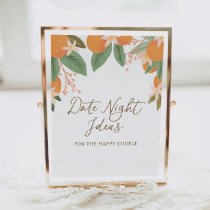 Poster Symbole de la Fête des mariées Idées de nuit Citru