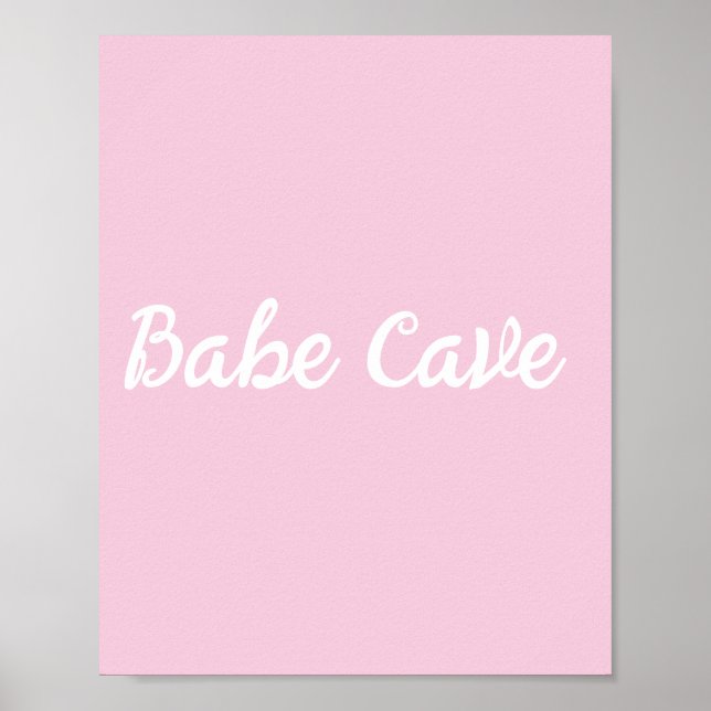 Poster Symbole de la grotte de Babe Cute Art Mur (Devant)
