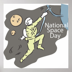 Poster Symbole de la Journée nationale de l'espace