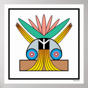 Poster Symbole de la paix de Salome
