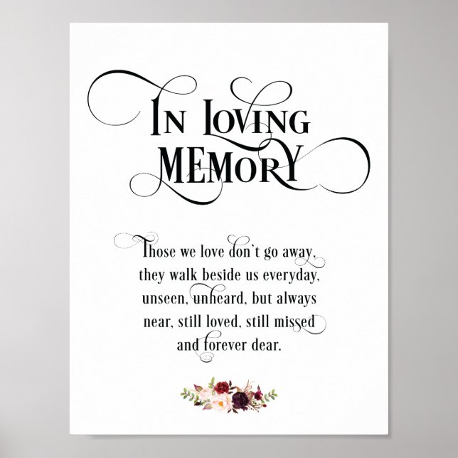 Poster Symbole de la table commémorative du Mariage en mé (Devant)