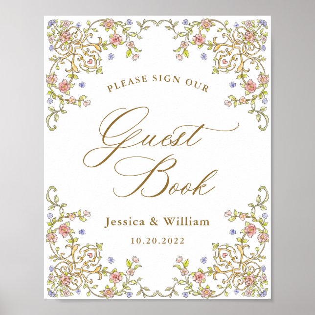 Poster Symbole de l'album floral Ornian Victorian Grace (Devant)