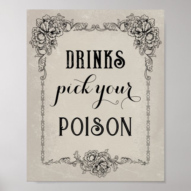 Poster Symbole de l'événement Gothique Halloween Editable (Devant)