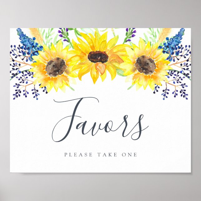 Poster Symbole de mariage Flowerfields (Devant)