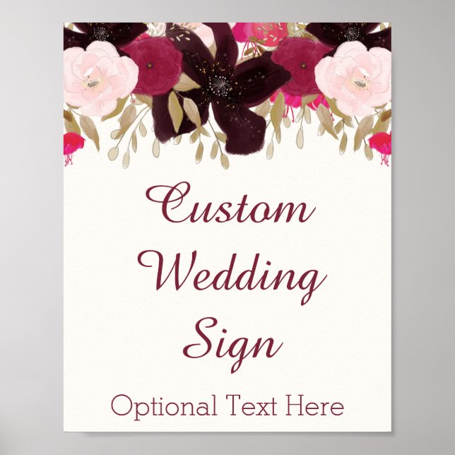 Poster Symbole de mariage personnalisé - Cartes et cadeau (Devant)