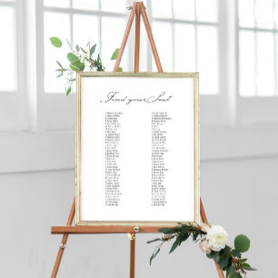 Poster Symbole de mariage vintage Trouvez votre carte de 