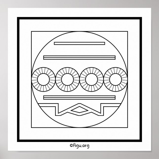 Poster Symbole de mission/tâche (Devant)