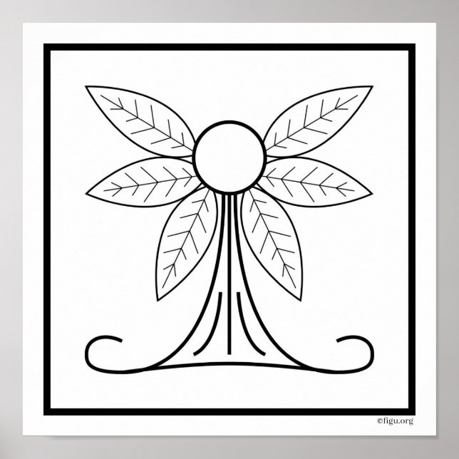 Poster Symbole de nature (Devant)