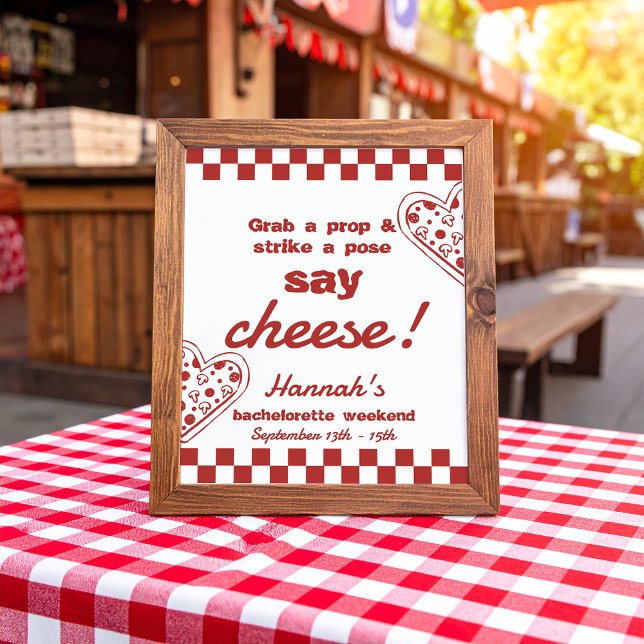 Poster SYMBOLE DE PHOTOLOGIE DE LA Pizza dernière tranche (Créateur téléchargé)