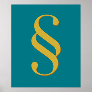 Poster Symbole de section d'art mural d'une entreprise ju