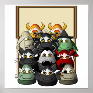 Poster Symbole déplaisant Candy Corn Creeps