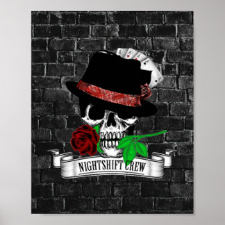 Poster SYMBOLE D'ÉQUIPAGE NightShift