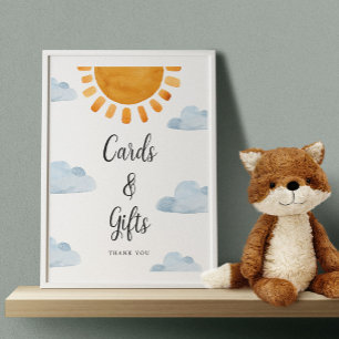Poster Symbole des berges et cadeaux Sunshine