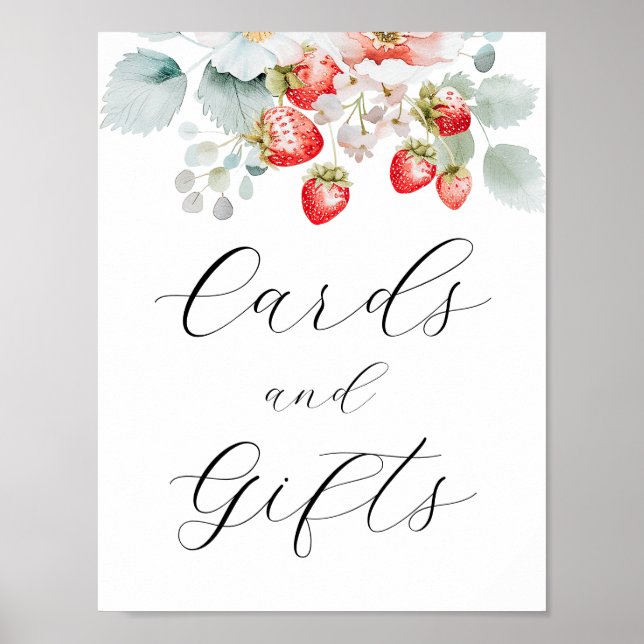 Poster Symbole des cartes-cadeaux et des cartes-cadeaux p (Devant)