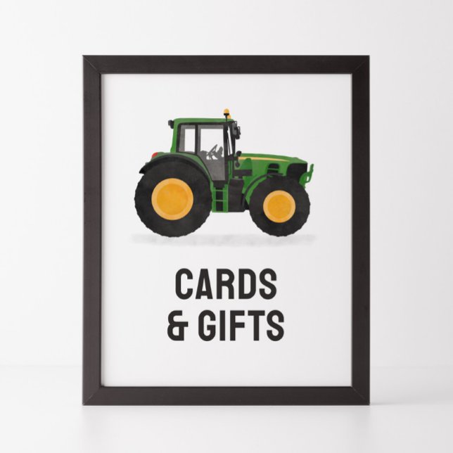 Poster Symbole des cartes et cadeaux d'anniversaire du tr (Créateur téléchargé)