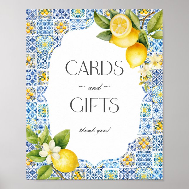 Poster Symbole des cartes et cadeaux de plage italiens de (Devant)