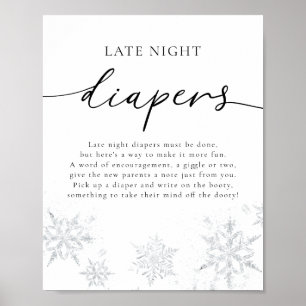 Poster Symbole des diaphes de fin de nuit