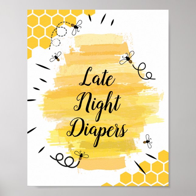 Poster SYMBOLE DES DIAPORATEURS D'Abeilles (Devant)