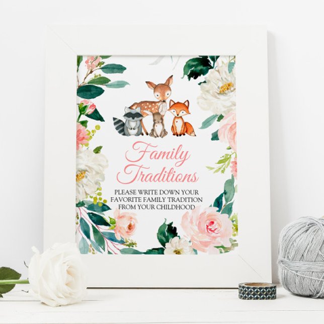 Poster Symbole des traditions de la famille préférée des  (Créateur téléchargé)