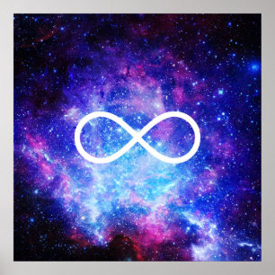 Poster Symbole d'infini nébula