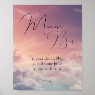 Poster Symbole Dreamset Sunset Cloud 9 Mimosa Bar