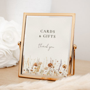 Poster Symbole Dreamy Automne Fleur sauvage Cartes et Cad