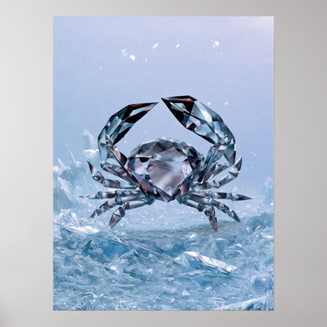 Poster Symbole du cancer du zodiaque (Devant)