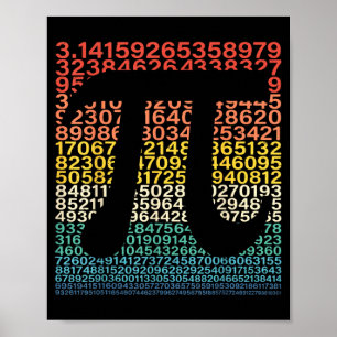Poster Symbole du nombre 314 pour enfants garçons enseign