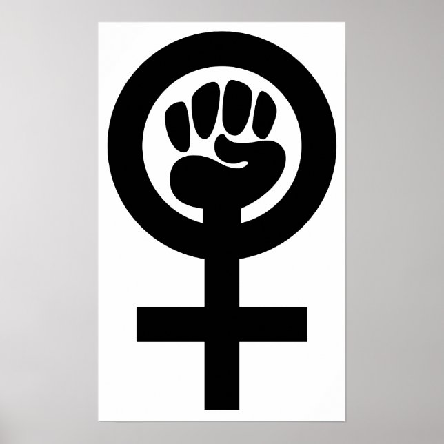 Poster Symbole du pouvoir des femmes (Devant)