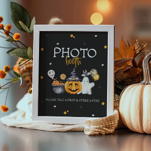 Poster Symbole Éffrayant de la fête d'Halloween
