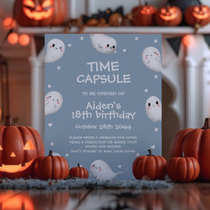 Poster Symbole Éffrayant d'une heure d'Halloween