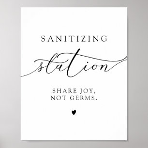 Poster SYMBOLE ÉLÉGANT DE LA Calligraphie ÉLÉGANTE DE LA 