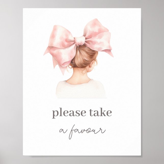 Poster Symbole favori de l'anniversaire de la fille de la (Devant)