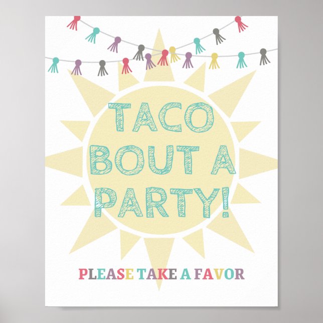 Poster Symbole favori du Parti Taco (Devant)