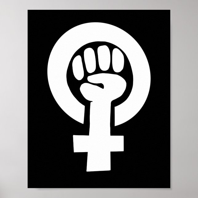 Poster Symbole féministe (Devant)