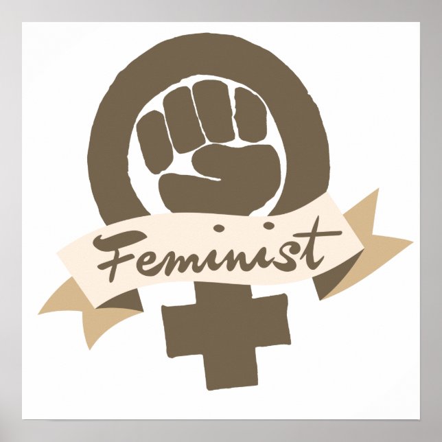 Poster Symbole féministe (Devant)