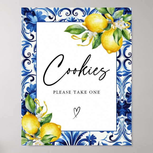 Poster SYMBOLE Fête des mariées Citrons méditerranéens (Devant)