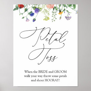 Poster SYMBOLE fleur sauvage DE JETTE Pétale