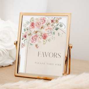 Poster Symbole flou Fleur Arche Faveurs
