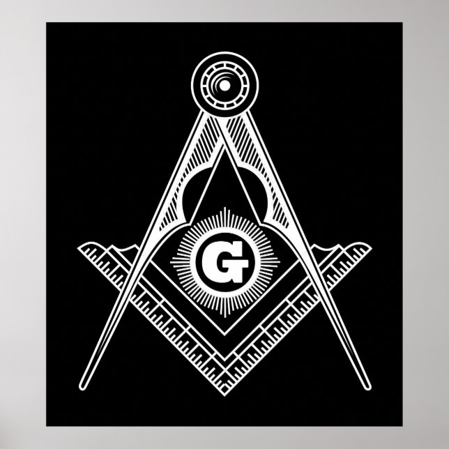 Poster Symbole franc-maçonnerie (Devant)