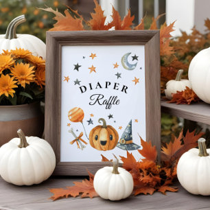Poster SYMBOLE Halloween Baby shower Déchets