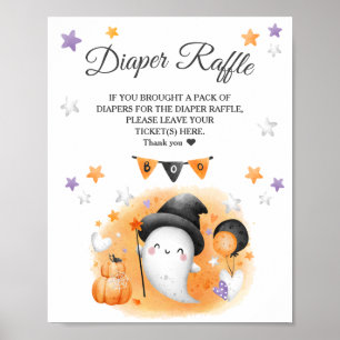 Poster SYMBOLE Halloween Baby shower Déchets Déchets Déch