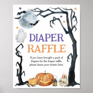 Poster SYMBOLE Halloween éffrayant Halloween Raffin Aquar