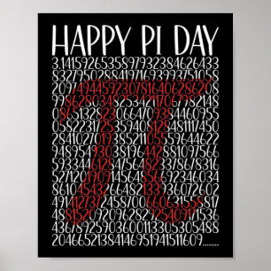Poster SYMBOLE Joyeux Pi Day 3.14