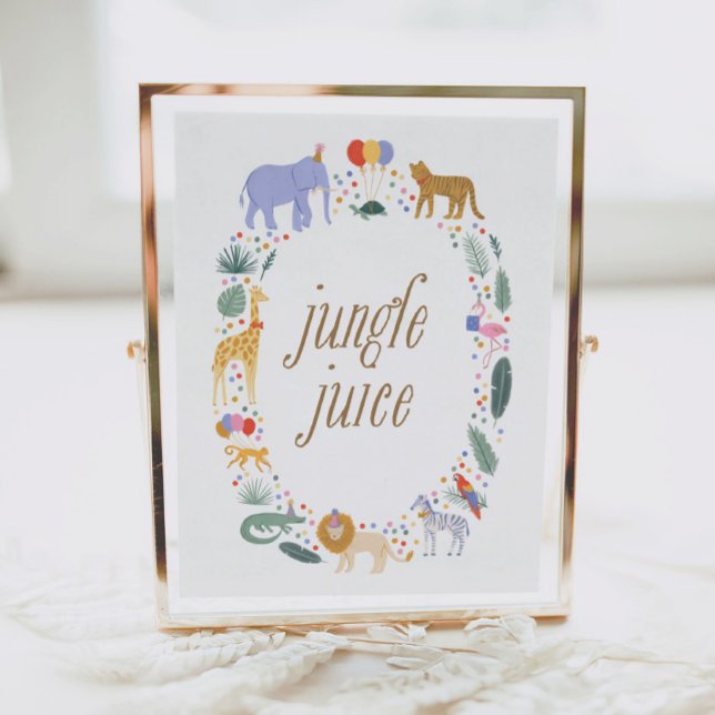 Poster Symbole Jus de Jus de Jungle (Créateur téléchargé)