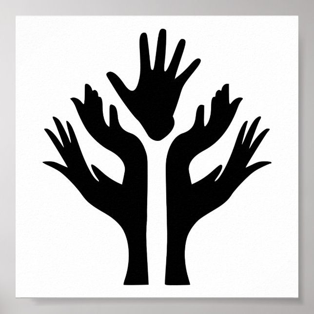 POSTER SYMBOLE LOGO DE L'UNITÉ DE GESTION DE LA PAIX (Devant)