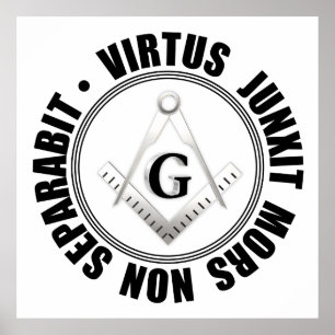 Poster Symbole maçonnique