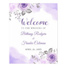 SYMBOLE Mariage Chic Pastel Purple Aquarelle Flora