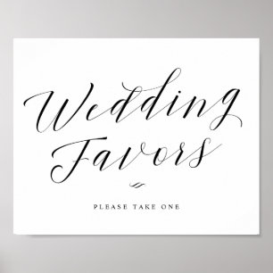 Poster Symbole Mariage de calligraphie élégant