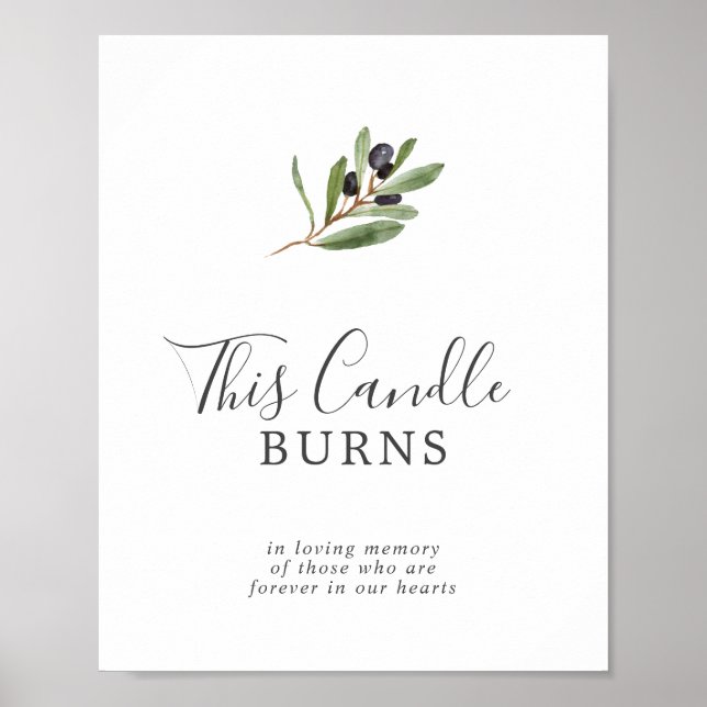 Poster Symbole Mariage de la cérémonie moderne de brûler  (Devant)